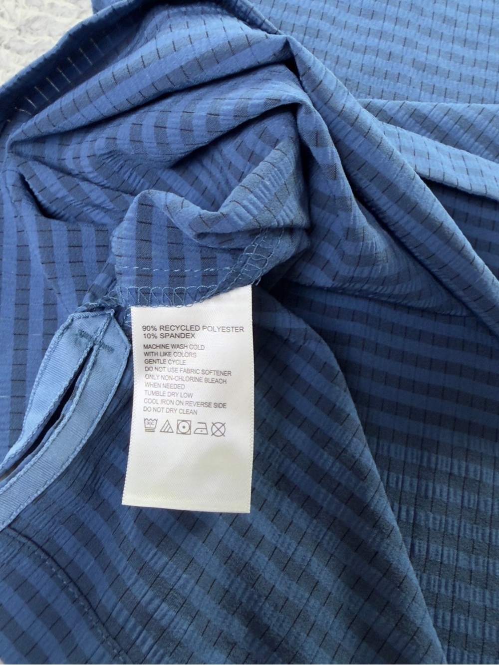 Tommy Bahama The Bahama Coast Polo Shirt Mens Large Blue Striped Preppy Casual - Picture 8 of 10
